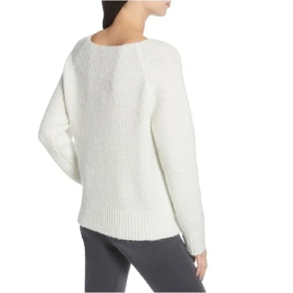 CHELSEA28 Rib Metallic Sweater - Picture 2 of 7